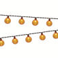 Halloween String Lights with 20 Orange G40 Plastic Bulb Covers - image 2