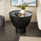 9th & Pike® Modern Black Metal Accent Table - image 2