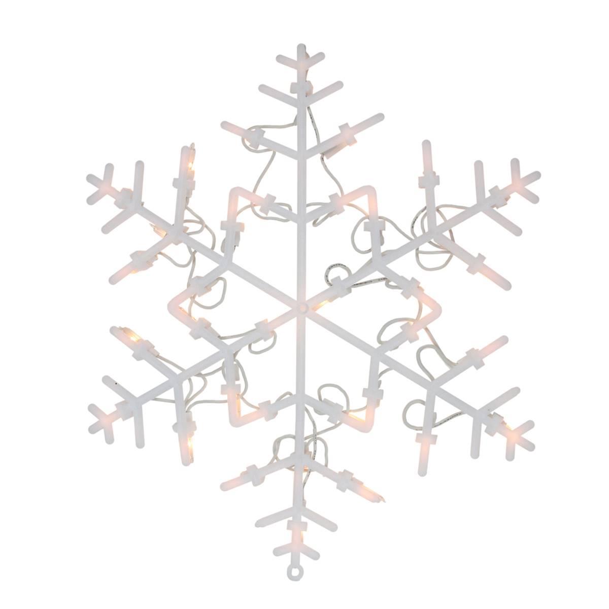 Northlight Seasonal Lighted Snowflake Window Décor
