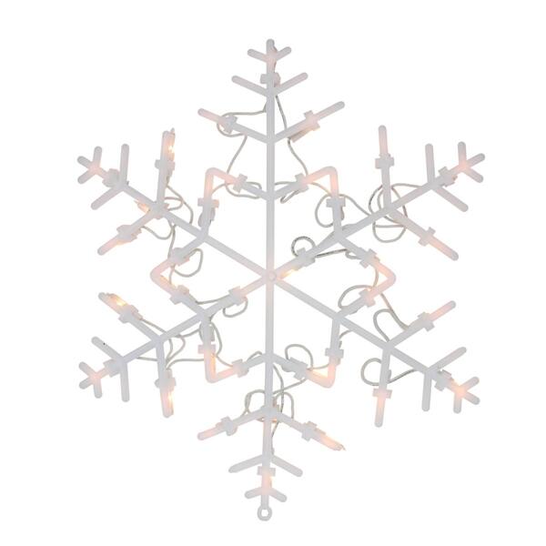 Northlight Seasonal Lighted Snowflake Window Decor - image 