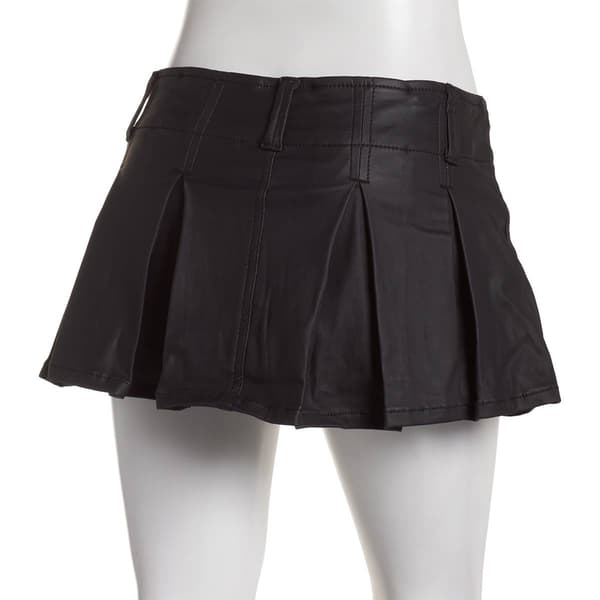 Juniors Almost Famous&#8482; Pleated Pleather Skort