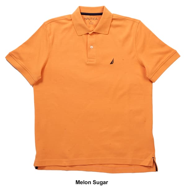 Mens Nautica Short Sleeve Interlock Polo