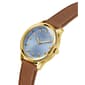 Mens Guess Gold-Tone Blue Sunray Dial Watch - GW0846G4 - image 4