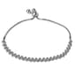 Accents Silver Plated Diamond Accent S Link Adjustable Bracelet - image 1