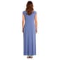 Plus Size Connected Apparel Sleeveless Split Neck Wrap Dress - image 2