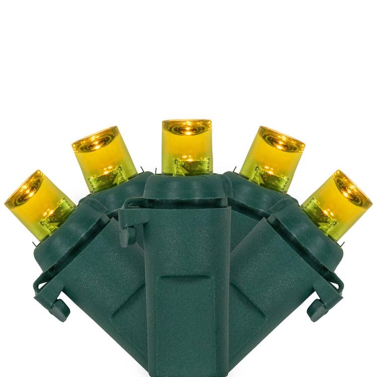 Northlight Seasonal 100ct. LED Green Wire Yellow Christmas Lights