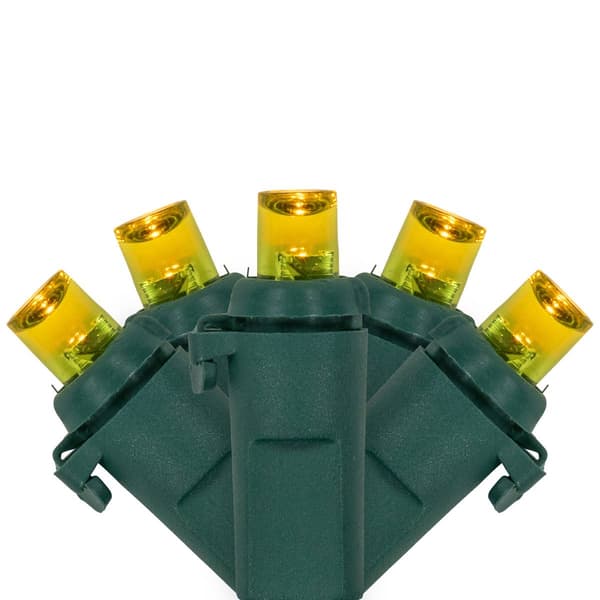 Northlight Seasonal 100ct. LED Green Wire Yellow Christmas Lights - image 