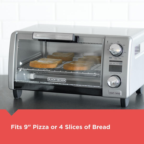 Black & Decker Crisp ''N Bake Air Fry Digital 4-Slice Toaster Oven