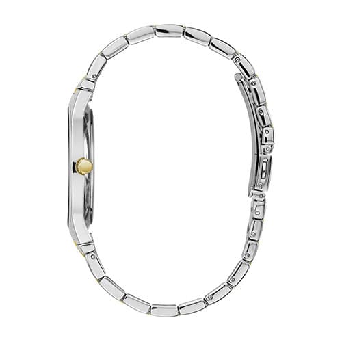 Mens Caravelle Two-Tone Diamond Dial Watch - 45D107
