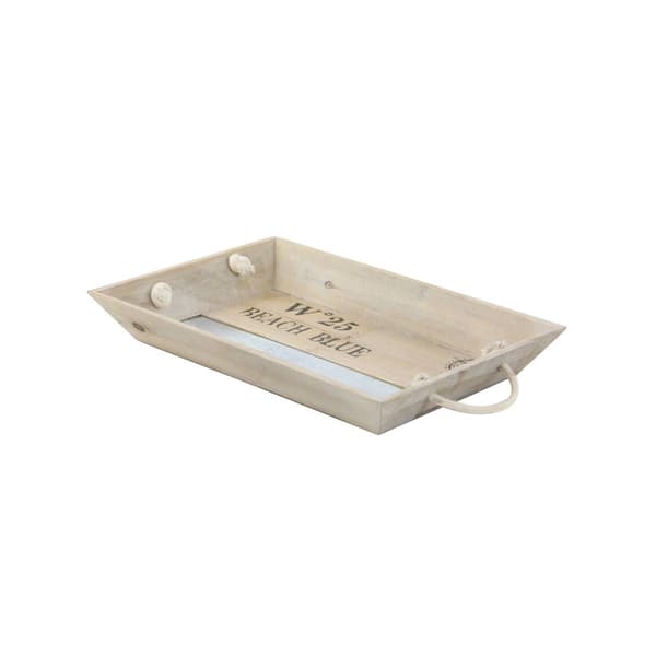 9th & Pike&#174; Small Rectangular Nautical Tray - Set of 2