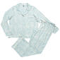 Womens IZOD® Long Sleeve Palm Long Leg Pajama Set - image 1