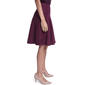 Petite Calvin Klein Solid Pull On Suede Skirt - image 3