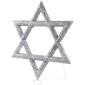 Northlight LED Sequined Star of David Hanukkah Outdoor Decoration - image 5