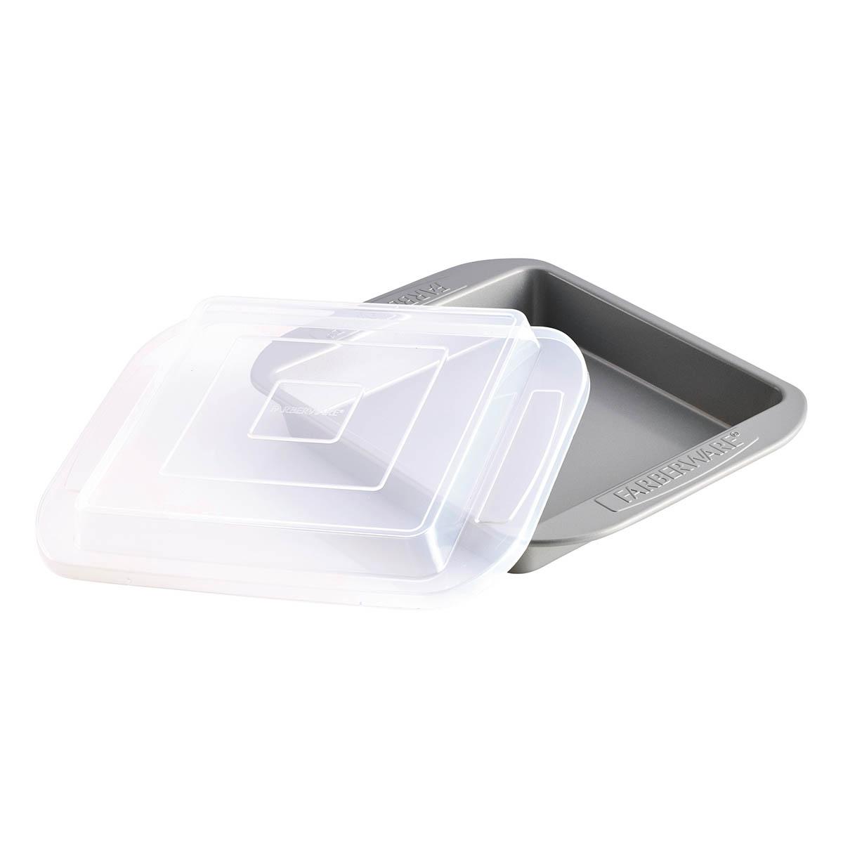 Farberware® Bakeware Nonstick Square Cake Pan with Lid
