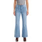 Womens Bleu Mid Rise Patch Pocket Bootcut Jeans - image 1