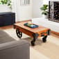 9th & Pike&#174; Brown Coffee Table Cart - image 2