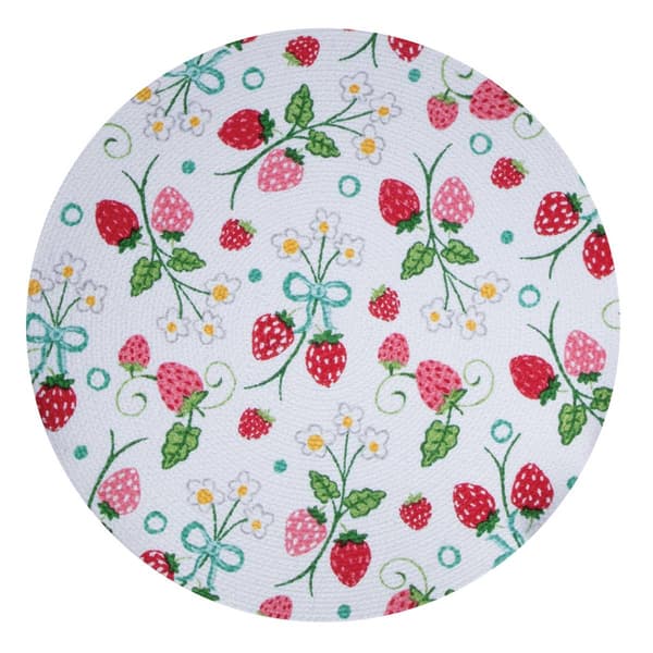 Kay Dee Berry Basket Braided Placemat - image 