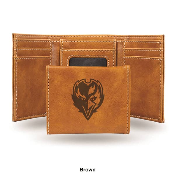 Mens NFL Baltimore Ravens Faux Leather Trifold Wallet