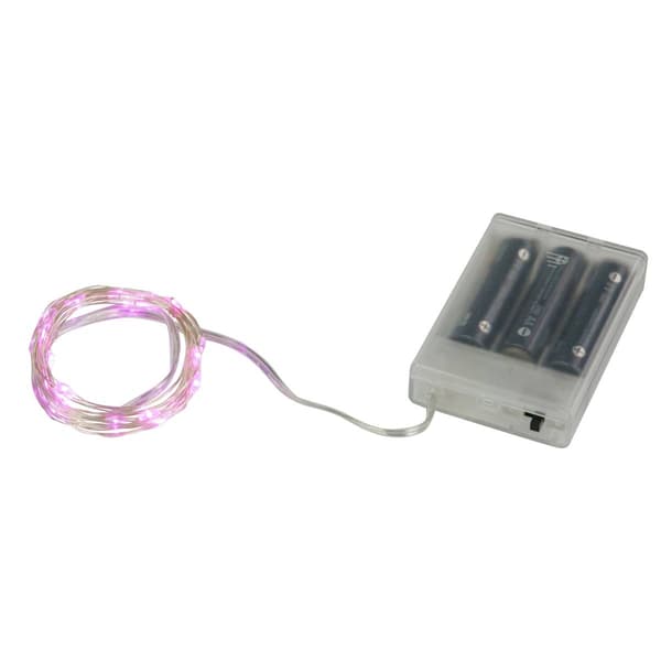 Northlight Seasonal 20ct. Pink LED Micro Fairy Christmas Lights
