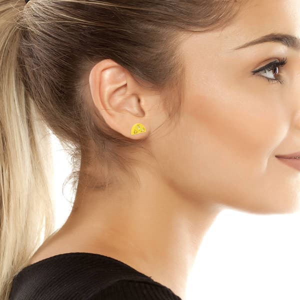 Betsey Johnson Lemon Stud Earrings