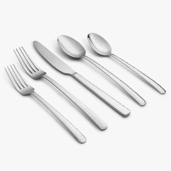 Cambridge&#174; Henrietta Hammered Mirror 20pc. Flatware Set