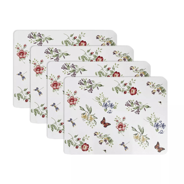 Lenox® Butterfly Meadow Garden Cork Back Placemats - Set of 4 - image 