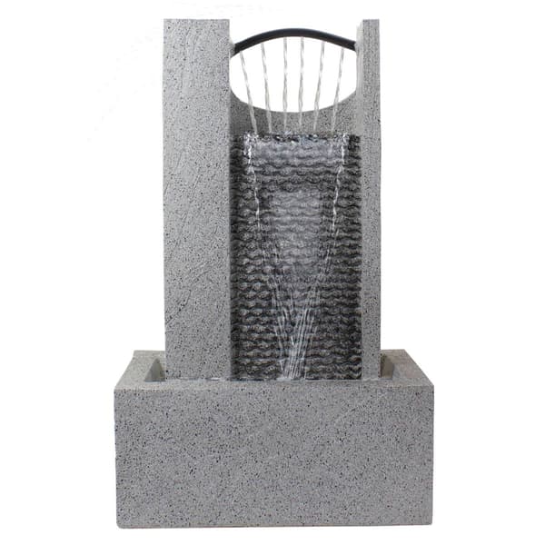 Northlight Seasonal 23in. Modern Style Rainfall Water Fountain