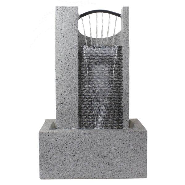 Northlight Seasonal 23in. Modern Style Rainfall Water Fountain - image 