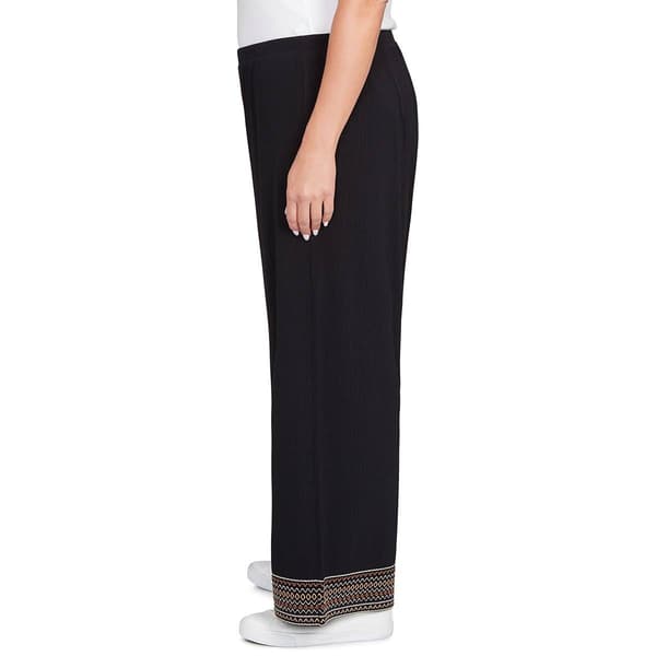 Plus Size Ruby Rd. New Neutrals Pull On Ribbed Slinky Pants