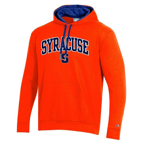 Mens Champion Syracuse University Pullover Hoodie - image 