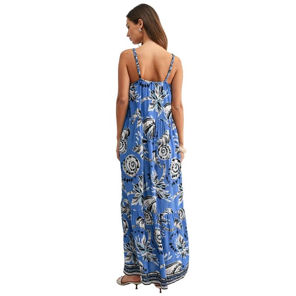 Womens CITY BLUES Braided Neck Coastal Maxi Dress