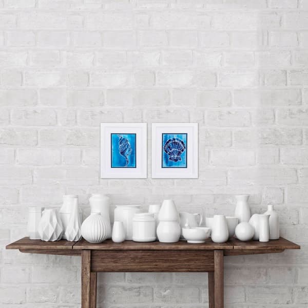 Propac Images&#174; 2pc. Cerulean Shells II Wall Art Set