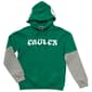 Mens Fanatics Eagles Helmet Color Block Hoodie - image 1