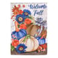 Evergreen Welcome Fall Neutral House Suede Flag - image 1