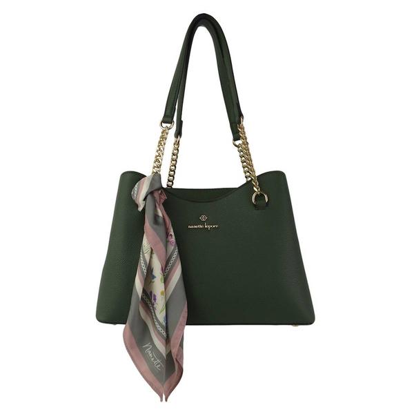 Nanette Lepore Cynthia Shoulder Bag with Scarf - Clover