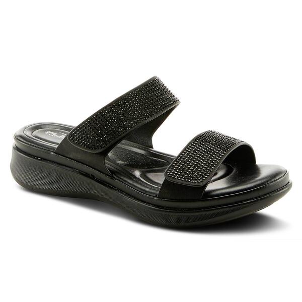 Womens Flexus&#40;R&#41; By Spring Step Bling Slide Sandals - image 