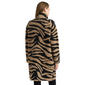 Womens NVLT Eyelash Strand Zebra Coatigan - image 3