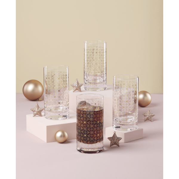 Lenox® Tuscany Classics Gold Dust Highball Glasses - Set of 4