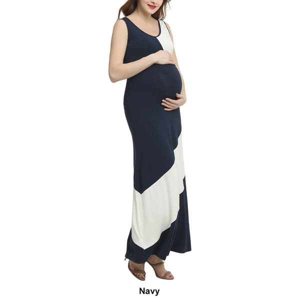 Womens Glow & Grow&#174; Colorblock Maternity Maxi Dress