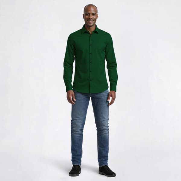 Mens Architect(R) Performance Fitted Dress Shirt - Eden