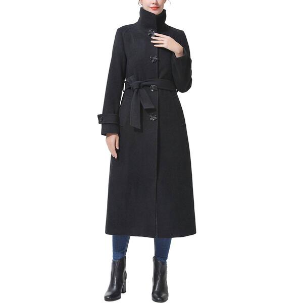Womens BGSD Full Length Long Wool Trench Coat