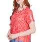 Womens Ruby Rd. Americana Chic Paisley Embellished Jersey Tee - image 5