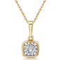 Nova Star® Lab Grown Diamond Cushion Frame Pendant &  Earring Set - image 2