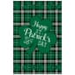 Northlight Seasonal Happy St. Patrick's Day Plaid House Flag - image 2