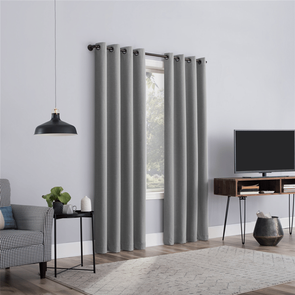Sun Zero Cayden 100% Blackout Grommet Curtain Panel