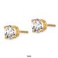 Pure Fire 14kt. Gold 2ctw. 4-Prong Diamond Screw-Back Earrings - image 2