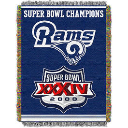 NFL Los Angeles Rams Commemorative Series Tapestry Throw