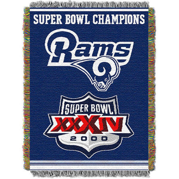NFL Los Angeles Rams Commemorative Series Tapestry Throw - image 