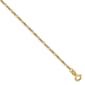 Gold Classics™ 1.25mm. 14k Gold Flat Figaro Chain Necklace - image 2