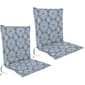 Jordan Manufacturing Set of 2 Besetta Navy Chair Cushions - image 1